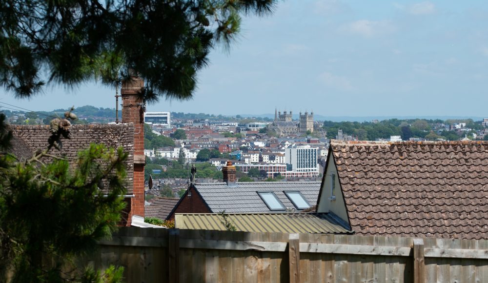 View of Exeter at Cadogan Court, Exeter.