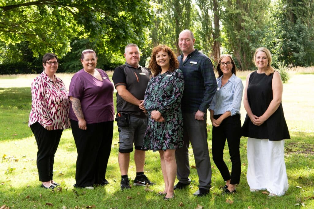 Home management team at Connaught Court.