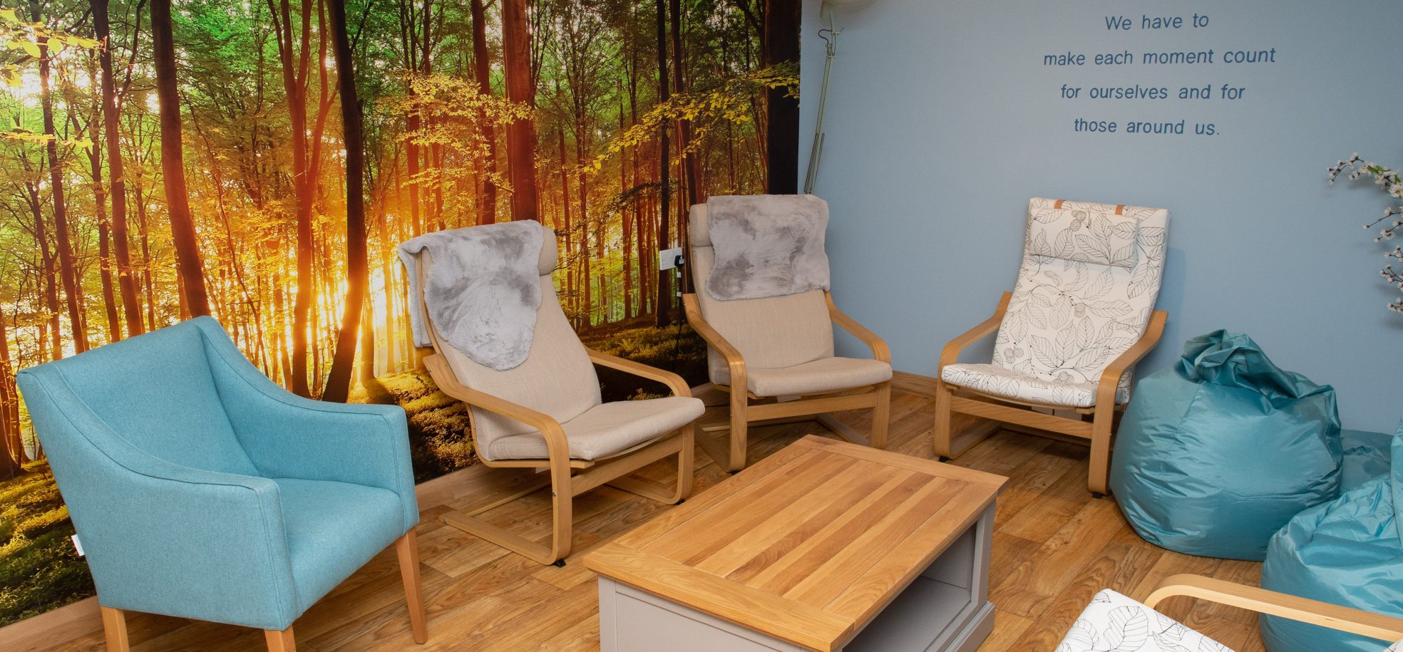 Relaxation area at Connaught Court