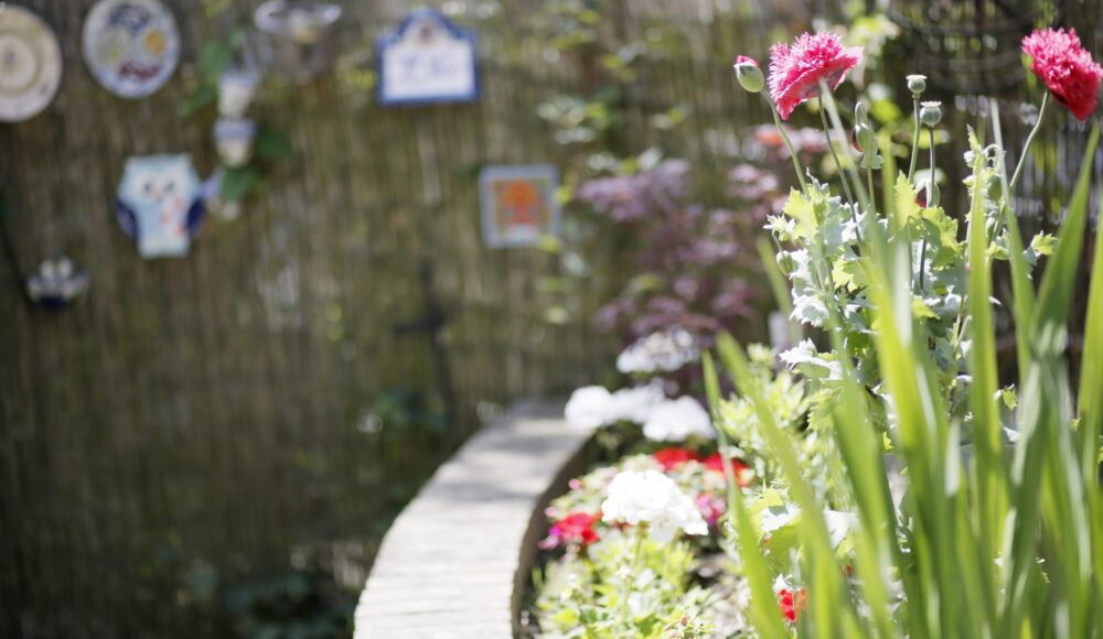 Outside decor at James Terry Court