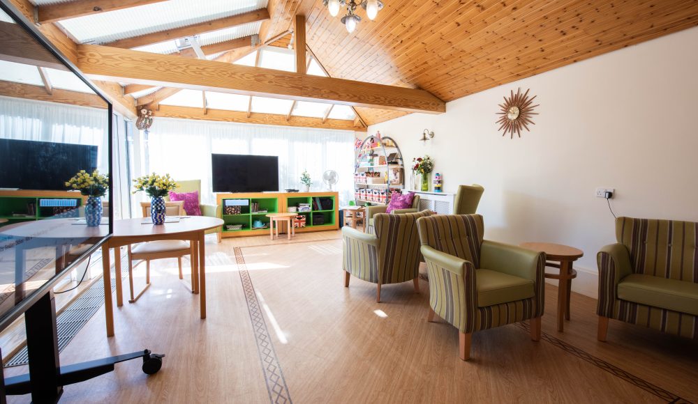 Lounge area at Prince Michael of Kent Court