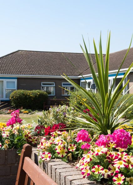 Building and gardens at Queen Elizabeth Court