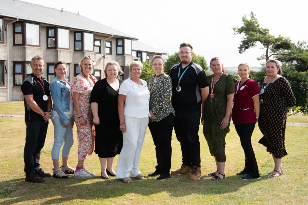 Home management team at Albert Edward Prince of Wales Court.