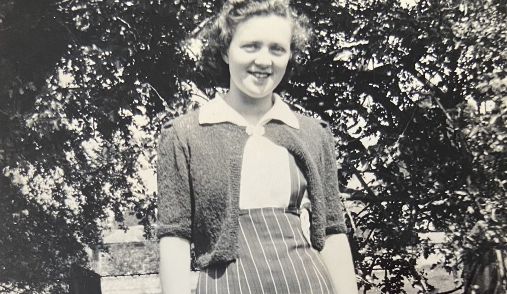 Peggy as a young woman