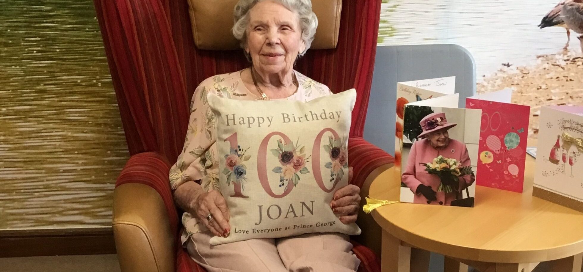 Resident celebrates 100th birthday at Prince George Duke of Kent Court