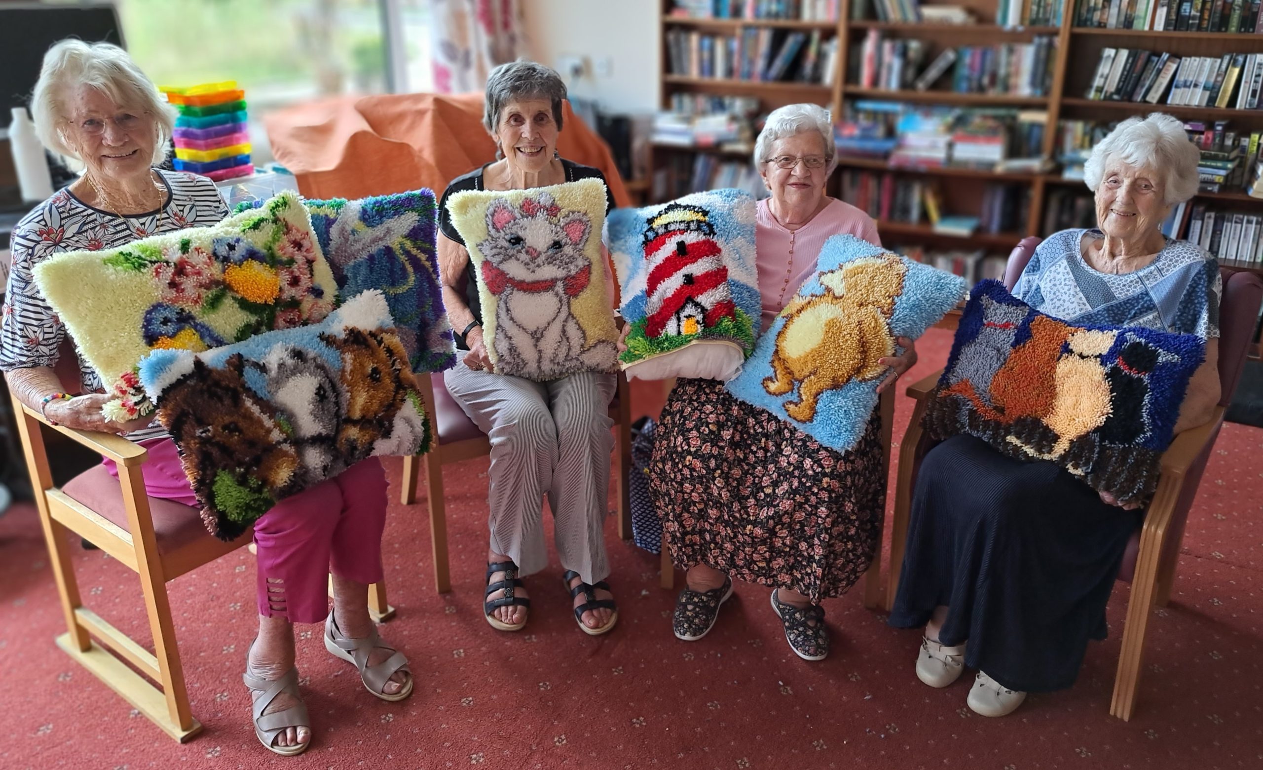 Lord Harris Court residents needlework experts RMBI