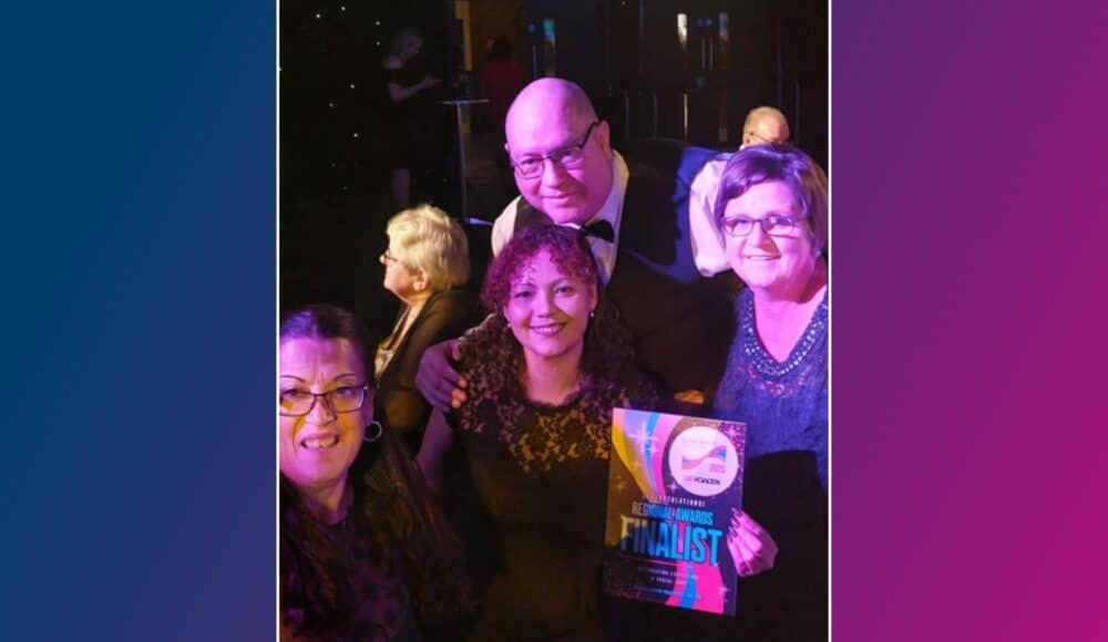 Marinda Aydinalp (middle), Home Manager at RMBI Care Co. Home Connaught Court, in York, with her team of staff at the Yorkshire and Humber region Great British Care Awards.