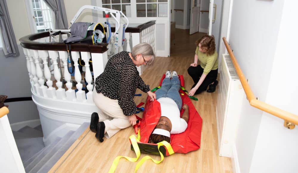 Shannon Court in Surrey first aid training