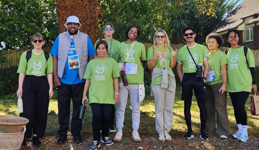 James Terry Court memory walk for Alzheimer's Society